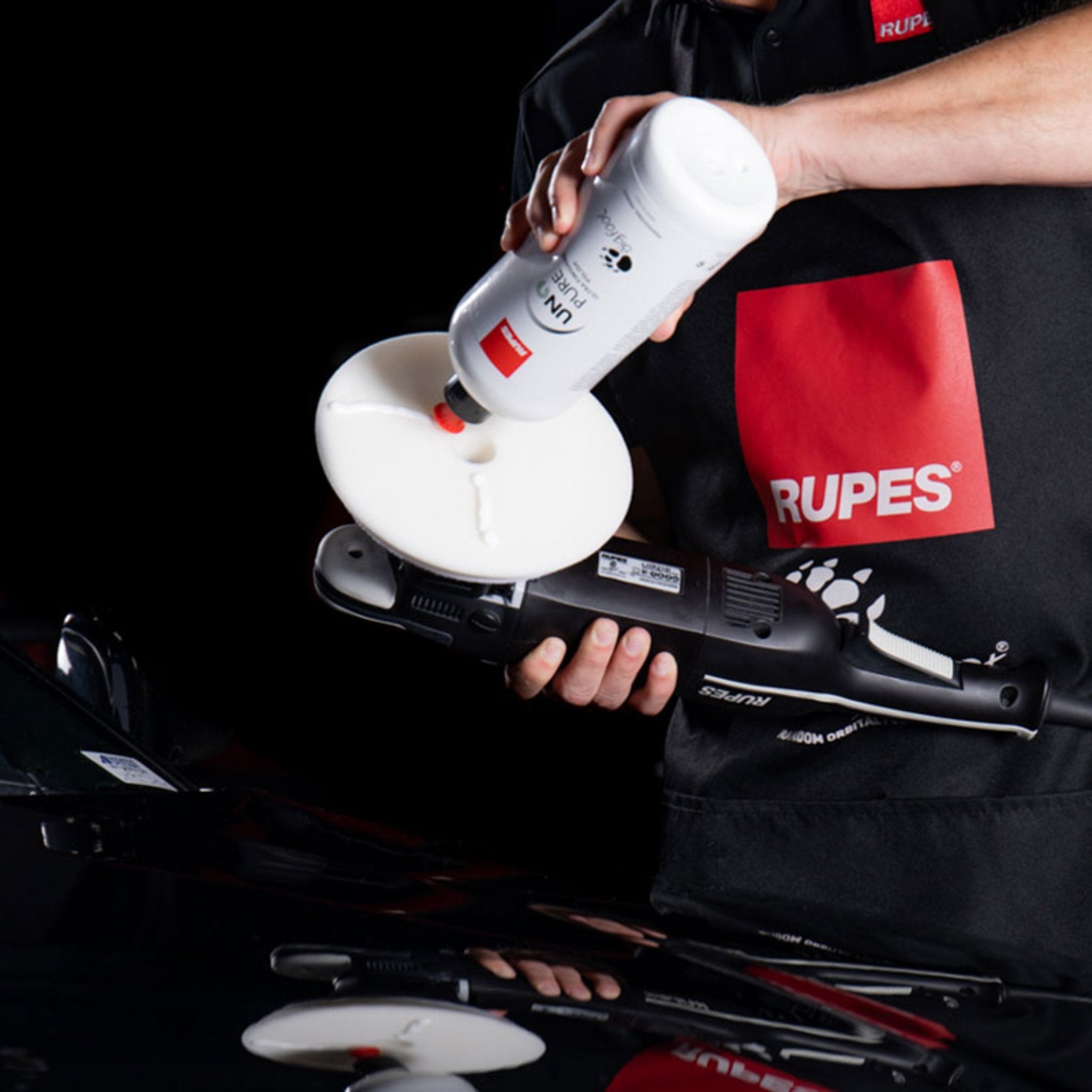 Rupes High Performance Ultra Fine Finishing White Foam Pad - D/A - Bocar Depot Mississauga - Rupes -- Bocar Depot Mississauga